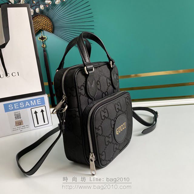 Gucci古馳包包 G家2020新款男包 款號:625850 古奇小號手提肩背男包 克色  gdj1261